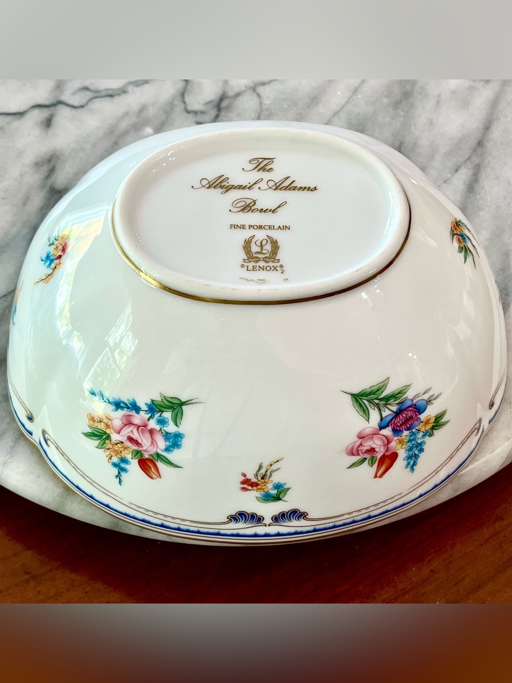 VINTAGE LENOX "THE ABIGAIL ADAMS BOWL" FINE PORCELAIN